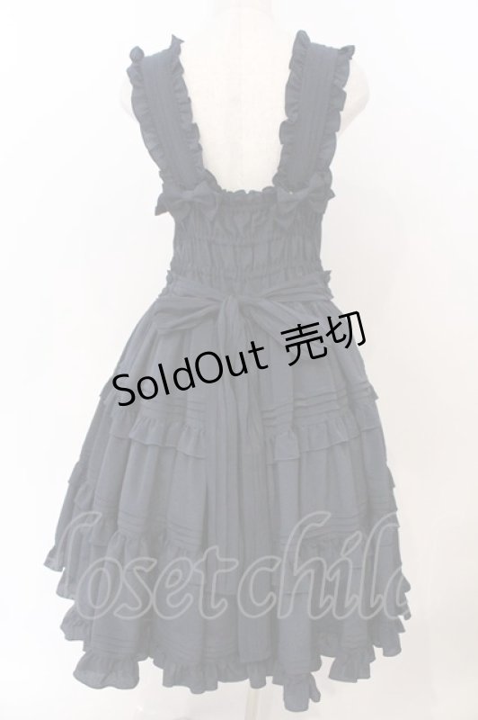 画像6: metamorphose / ピンタックティアードジャンパースカート  ネイビー O-26-03-06-008-ME-OP-IG-OS (6)