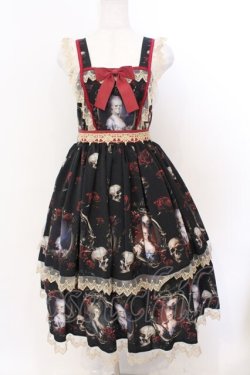 画像1: Royal Princess Alice / ゴーストマリー2024ジャンパースカート  ブラック O-26-03-06-009-LO-OP-IG-OS