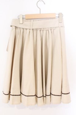 画像3: Kurumi Collaboration / TT*KRMフレアSKBツキ マリンアカデミアスカート ベージュ LL O-26-03-06-014-GO-SK-IG-OS
