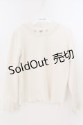 axes femme / バラモチーフカットプルオーバー M キナリ O-26-03-06-017-AX-TO-OW-OS