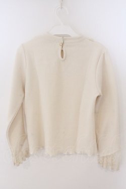 画像4: axes femme / バラモチーフカットプルオーバー M キナリ O-26-03-06-017-AX-TO-OW-OS