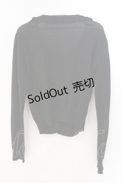 画像3: axes femme / レースデザインニットカーデ M クロ O-26-03-06-020-AX-TO-OW-OS