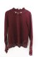 画像1: axes femme / バラモチーフ使いプルオーバー M ワイン O-26-03-06-024-AX-TO-OW-OS (1)
