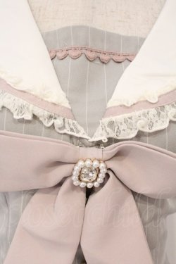 画像2: LIZ LISA / セーラーカラーセットアップ  グレー×シロ O-26-03-06-003-LO-OP-IG-OS