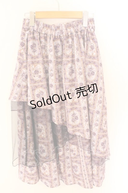 画像3: axes femme / ローズ・ステンドグラススカート F パープル O-26-03-06-029-AX-SK-OW-OS (3)