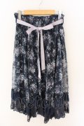 axes femme / フローラルレースイレヘムスカート F コン O-26-03-06-031-AX-SK-OW-OS