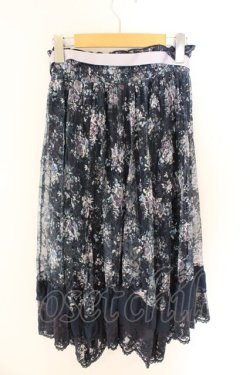 画像2: axes femme / フローラルレースイレヘムスカート F コン O-26-03-06-031-AX-SK-OW-OS