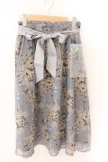 axes femme / 花柄プリントスカート M グレー O-26-03-06-032-AX-SK-OW-OS