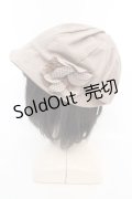 axes femme / 星柄使いモチーフハット  ベージュ O-26-03-07-004-AX-AC-OW-OS