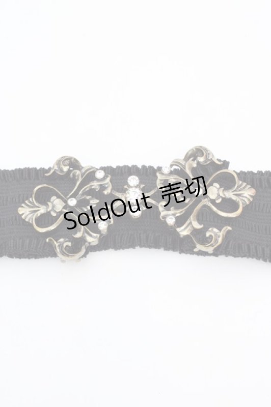 画像1: axes femme / アラベスクゴムベルト  ゴールド O-26-03-07-039-AX-ZA-OW-ZT0311E (1)