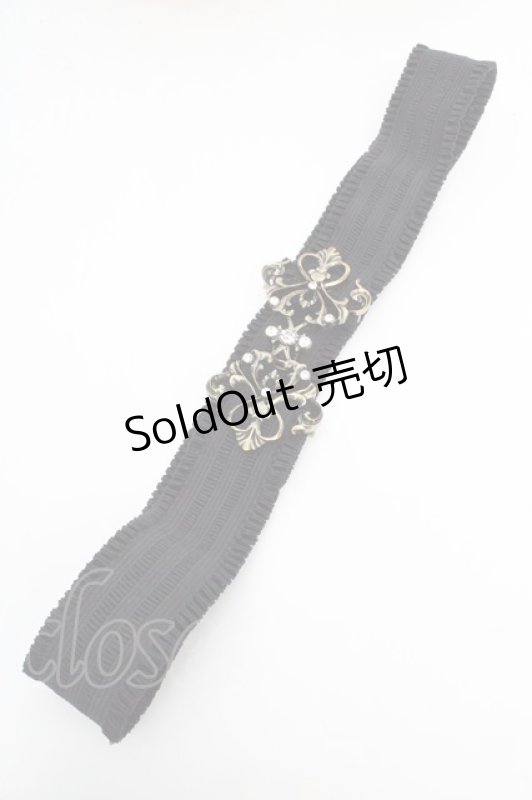 画像2: axes femme / アラベスクゴムベルト  ゴールド O-26-03-07-039-AX-ZA-OW-ZT0311E (2)