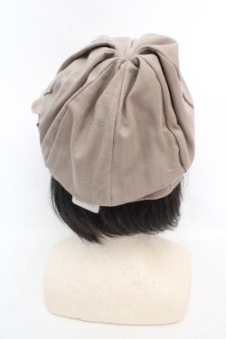 画像3: axes femme / 星柄使いモチーフハット  ベージュ O-26-03-07-004-AX-AC-OW-OS