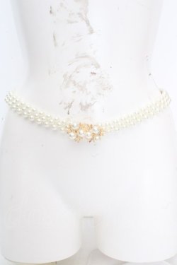 画像1: axes femme POETIQUE / パールゴムベルト  パール O-26-03-07-044-AX-ZA-IG-OS