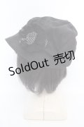 axes femme / 星柄使いモチーフハット  クロ O-26-03-07-005-AX-AC-OW-OS