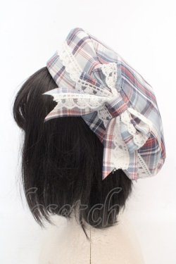 画像1: FLC / ホシナ*チェックベレー  サックス O-26-03-07-047-LO-AC-IG-OS