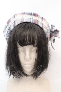 画像2: FLC / ホシナ*チェックベレー  サックス O-26-03-07-047-LO-AC-IG-OS