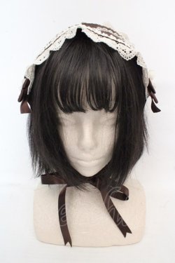 画像2: Innocent World / 小花レースヘッドドレス  ブラウン O-26-03-07-051-IW-AC-IG-OS