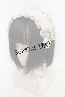 画像1: Innocent World / 巻きバラヘッドドレス  生成り×生成りバラ O-26-03-07-052-IW-AC-IG-OS