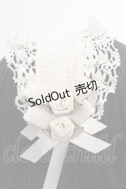 画像3: Innocent World / 巻きバラヘッドドレス  生成り×生成りバラ O-26-03-07-052-IW-AC-IG-OS