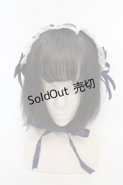 画像2: Innocent World / クロスリボンヘッドドレス  ブルー×生成り O-26-03-07-053-IW-AC-IG-OS