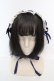 画像2: Innocent World / クロスリボンヘッドドレス  ブルー×生成り O-26-03-07-053-IW-AC-IG-OS (2)