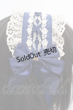 画像4: Innocent World / クロスリボンヘッドドレス  ブルー×生成り O-26-03-07-053-IW-AC-IG-OS