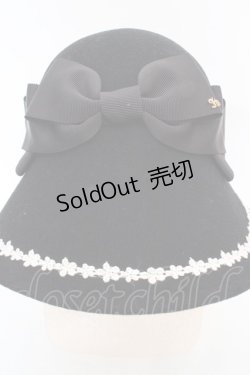 画像2: Innocent World / マリーリボンハット  クロ O-26-03-07-054-IW-AC-IG-OS