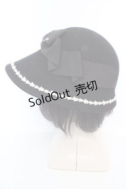 画像4: Innocent World / マリーリボンハット  クロ O-26-03-07-054-IW-AC-IG-OS