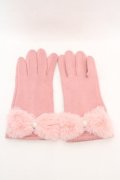 m petit by misako / AMリボンパールツキグローブ  ピンク O-26-03-07-059-LO-ZA-IG-OS