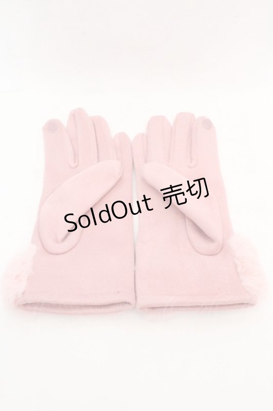 画像2: m petit by misako / AMリボンパールツキグローブ  ピンク O-26-03-07-059-LO-ZA-IG-ZT651 (2)
