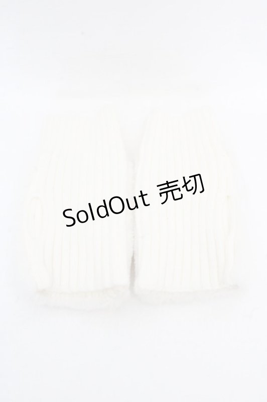 画像2: m petit by misako / AMハンドウォーマー  オフシロ O-26-03-07-061-LO-ZA-IG-ZT0311E (2)