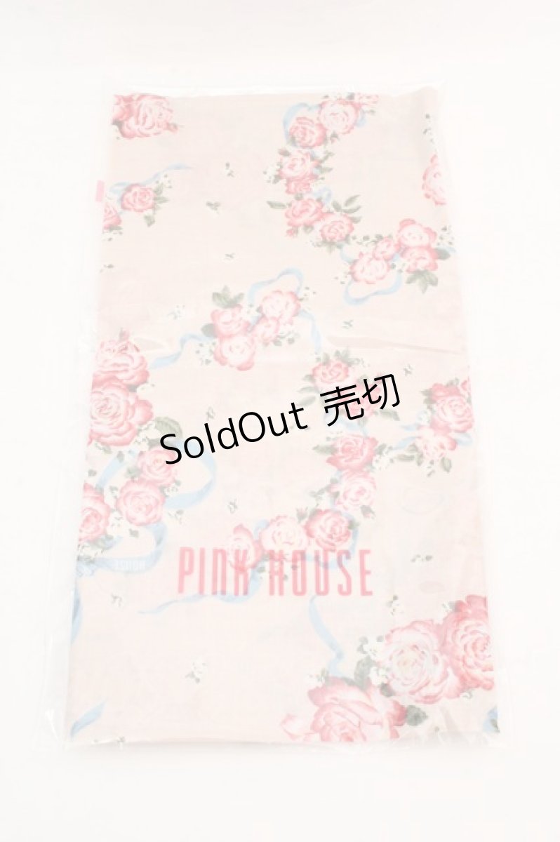 画像1: PINK HOUSE / ノベルティスカーフ  ピンク O-26-03-07-063-LO-ZA-OW-ZT651-F001 (1)