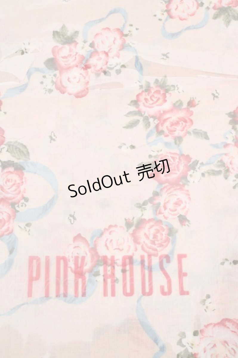 画像2: PINK HOUSE / ノベルティスカーフ  ピンク O-26-03-07-063-LO-ZA-OW-ZT651-F001 (2)