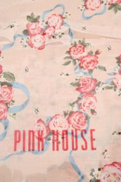 画像2: PINK HOUSE / ノベルティスカーフ  ピンク O-26-03-07-063-LO-ZA-OW-OS