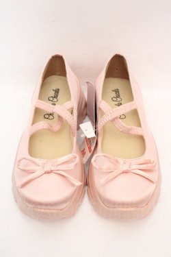 画像1: Cherirulu Chocola / しまむらコラボ バレエシューズ M(23cm~23.5cm) 中桃 O-26-03-07-065-GO-SH-YM-OS