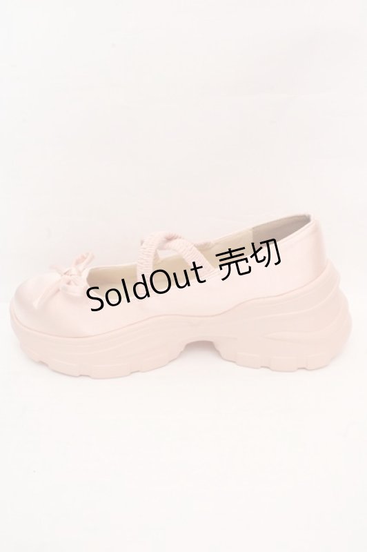 画像4: Cherirulu Chocola / しまむらコラボ バレエシューズ M(23cm~23.5cm) 中桃 O-26-03-07-065-GO-SH-YM-ZT0311E (4)