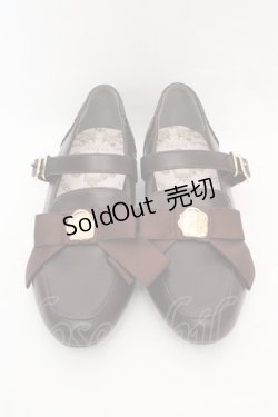 画像1: m petit by misako / NINA'Sコラボパンプス S ブラウン O-26-03-07-068-LO-SH-IG-OS