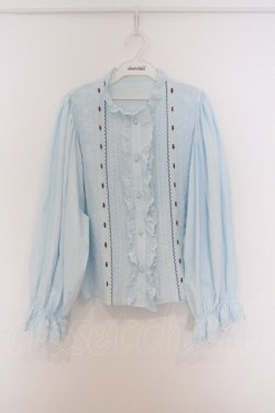 画像1: Candy Stripper / TINY TULIP COTTON BLOUSE　ブラウス 2 サックス O-26-03-07-1001-PU-BL-IG-OS