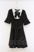 Secret Honey / ヨークタック半袖ワンピース 2 クロ O-26-03-07-1004-CA-OP-IG-OS