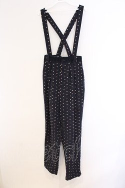 画像1: axes femme / ドットパンツ M ネイビー O-26-03-07-1035-AX-PA-IG-OS