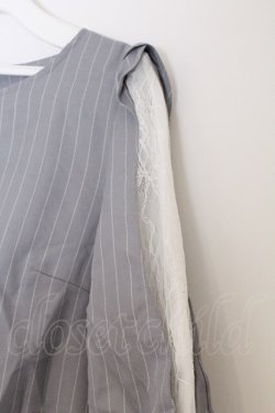 画像2: axes femme / チェック柄サックワンピース  グレー O-26-03-07-1036-AX-OP-IG-OS