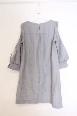 画像3: axes femme / チェック柄サックワンピース  グレー O-26-03-07-1036-AX-OP-IG-OS