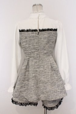 画像4: Rojita / BIGリボンツイードセットアップ F シロｘグレー O-26-03-07-1041-LO-OP-YM-OS