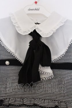 画像2: Ank Rouge / レイヤードマーメイドワンピース M シロｘクロ O-26-03-07-1043-CA-OP-YM-OS