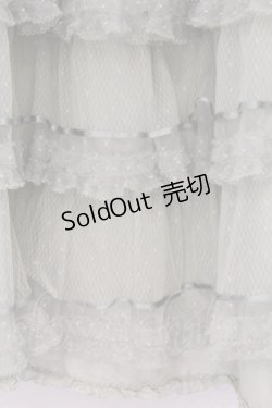 画像2: PINK HOUSE / ダイヤチュチュチュール×ダイヤチュール使いスカート  グリーン O-26-03-07-1047-LO-SK-OW-OS