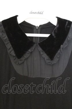 画像2: Jane Marple / リヨセルのトロンプルイユワンピース M クロ O-26-03-07-1055-JM-OP-OW-OS