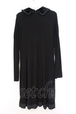 画像3: Jane Marple / リヨセルのトロンプルイユワンピース M クロ O-26-03-07-1055-JM-OP-OW-OS