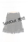 Jane Marple / トーションレース使いチュールスカート M クロ O-26-03-07-1060-JM-SK-OW-OS