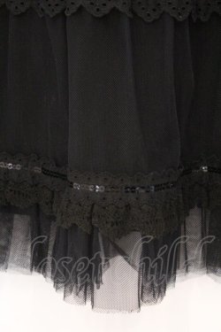 画像2: Jane Marple / トーションレース使いチュールスカート M クロ O-26-03-07-1060-JM-SK-OW-OS