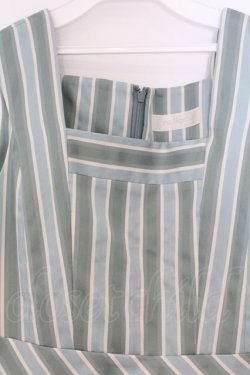 画像2: Jane Marple / Springレジメンタルジャンパースカート M ミント O-26-03-07-1064-JM-OP-OW-OS